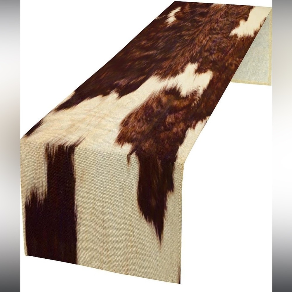 💥LAST CHANCE 💥13x70 cowhide table runner
